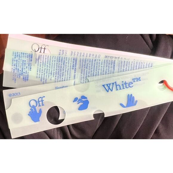 Off-White Fluid Jersey Twisted Long Sleeve Top in Black NWT Size 46/XL - Picture 5 of 7